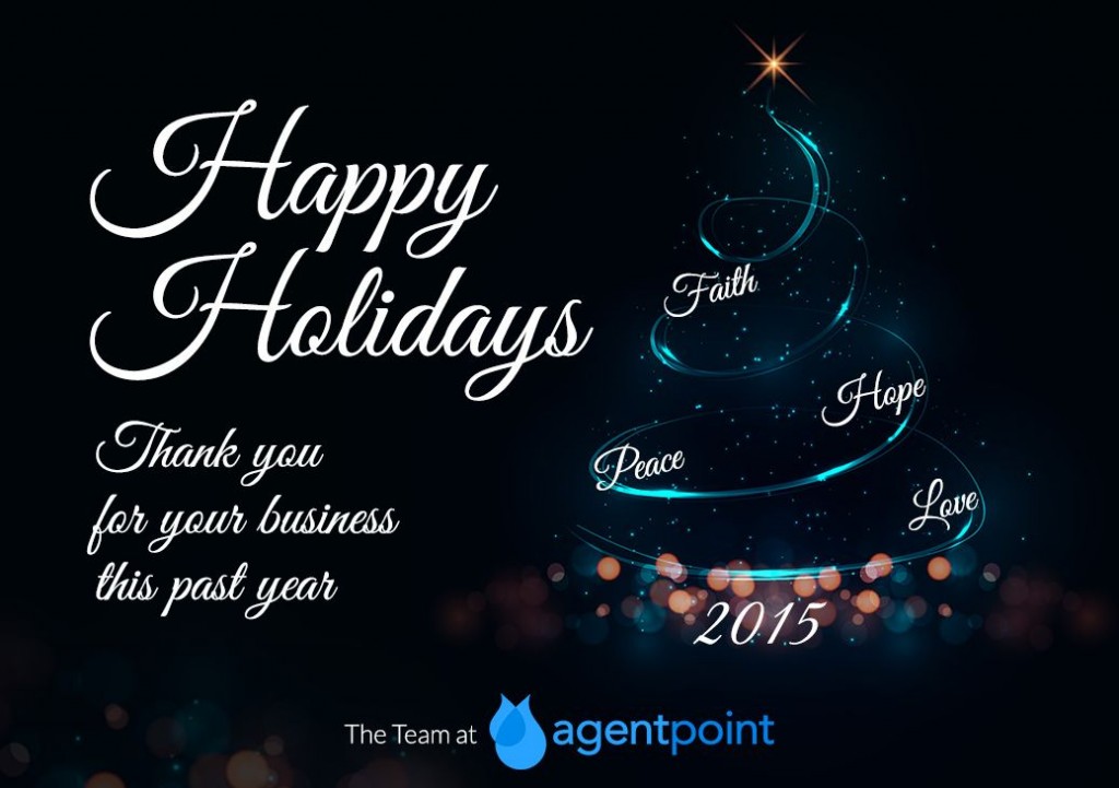 Happy holiday agentpoint